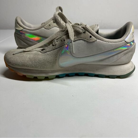 Women's NIKE 'Prelove OX Rainbow' Size 8 US Runners Beige - Picture 8 of 14